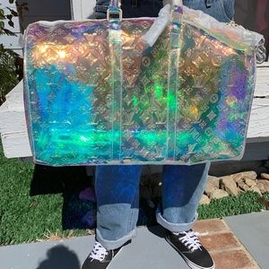 LV PVC Duffle Bag Virgil Abloh SS19